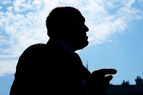Tom Homan talks to reporters - Washington