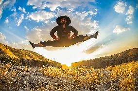 Kung Fu Master Trains Youth In Soran - Iraq