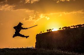 Kung Fu Master Trains Youth In Soran - Iraq