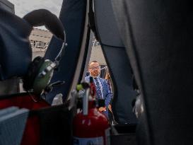 Health and Transport Ministers Visit the SAMU 94 Heliport - Creteil