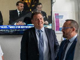 Health and Transport Ministers Visit the SAMU 94 Heliport - Creteil