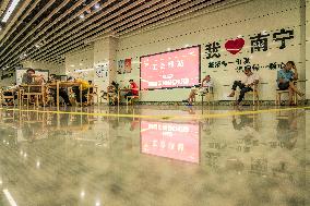 Subway Station Cooling Area in Nanning