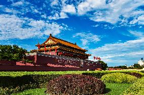 The Tiananmen Gate Tower in Beijing