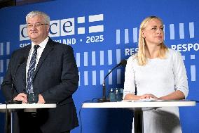 Helsinki+50 Conference - OSCE - Helsinki, Finland