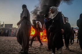 Humanitarian Aid and Retaliation Incident - Gaza City