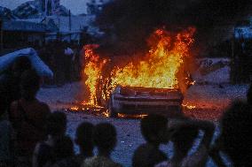 Humanitarian Aid and Retaliation Incident - Gaza City