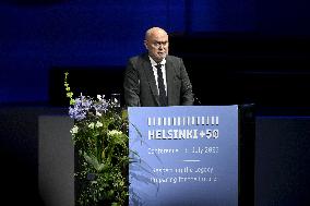 Helsinki+50 Conference - OSCE - Helsinki, Finland