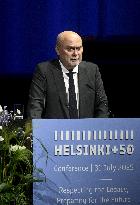 Helsinki+50 Conference - OSCE - Helsinki, Finland
