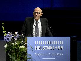 Helsinki+50 Conference - OSCE - Helsinki, Finland
