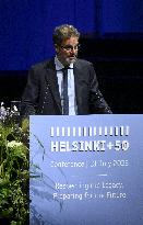 Helsinki+50 Conference - OSCE - Helsinki, Finland