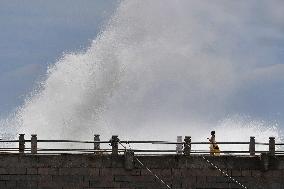 Typhoon Co-may Hit Qingdao