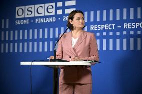 Helsinki+50 Conference - OSCE - Helsinki, Finland