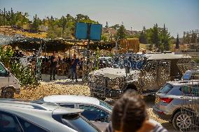 Tension Rises As Soldiers Disrupt Funeral - Palestine