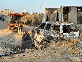Airstrike Flattens Family Home - Khan Yunis