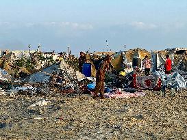 Airstrike Flattens Family Home - Khan Yunis