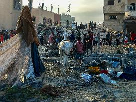 Airstrike Flattens Family Home - Khan Yunis