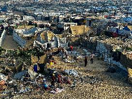 Airstrike Flattens Family Home - Khan Yunis