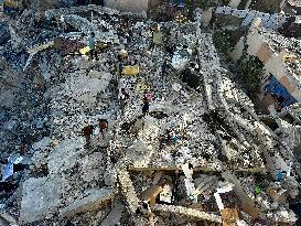 Airstrike Flattens Family Home - Khan Yunis