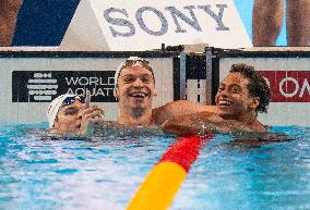 Leon Marchand Wins The Men's 200 Metres Individual Final - Singapore