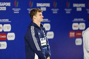 Leon Marchand Wins The Men's 200 Metres Individual Final - Singapore