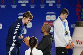 Leon Marchand Wins The Men's 200 Metres Individual Final - Singapore