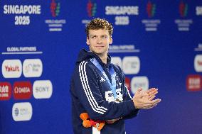 Leon Marchand Wins The Men's 200 Metres Individual Final - Singapore