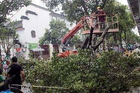 Typhoon Co-may Hit Suzhou