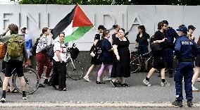 Palestine - demonstration - OSCE - Helsinki, Finland