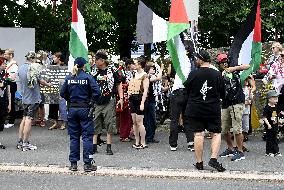 Palestine - demonstration - OSCE - Helsinki, Finland
