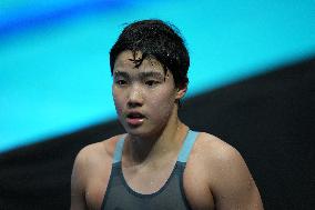 Yu Zidi At World Aquatics Championships - Day 21 - Singapore
