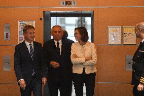 PM Francois Bayrou Visits Tracfin - Montreuil
