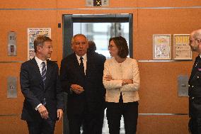 PM Francois Bayrou Visits Tracfin - Montreuil