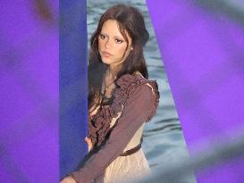 Tim Burton and Jenna Ortega Inaugurate the Beach Club - Paris