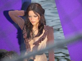 Tim Burton and Jenna Ortega Inaugurate the Beach Club - Paris