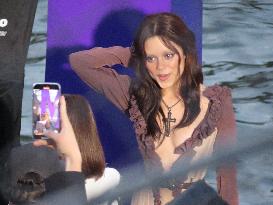 Tim Burton and Jenna Ortega Inaugurate the Beach Club - Paris