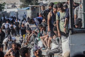 Humanitarian Aid at The Zikim Border Crossing in Gaza