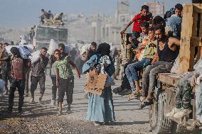 Humanitarian Aid at The Zikim Border Crossing in Gaza