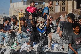 Humanitarian Aid at The Zikim Border Crossing in Gaza