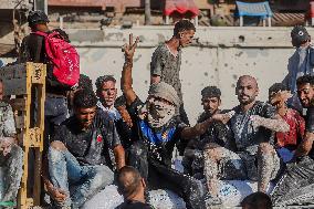 Humanitarian Aid at The Zikim Border Crossing in Gaza