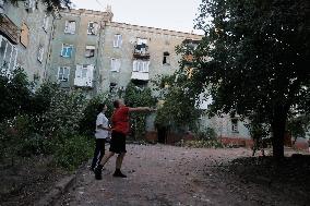 Russian Missile Strike Hits Apartments Building - Ukraine