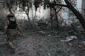 Russian Missile Strike Hits Apartments Building - Ukraine