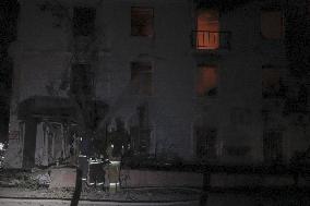 Russian Missile Strike Hits Apartments Building - Ukraine