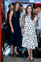 Queen Letizia and Her Daughters at The Cinema - Palma