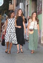 Queen Letizia and Her Daughters at The Cinema - Palma