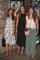 Queen Letizia and Her Daughters at The Cinema - Palma
