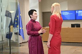 Mongolia's Foreign Minister Batmunkh Battsetseg visits Finland