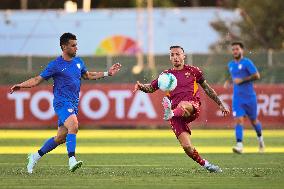 CALCIO - Amichevole - Roma vs Cannes