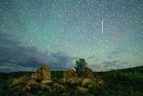 Meteor Shower Over China