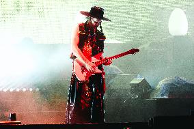 Empire of the Sun performs in concert during the Ask That God Tour at Carroponte, Milan.
