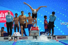 Men 4x200 Freestyle Relay At World Aquatics Championships - Singapore